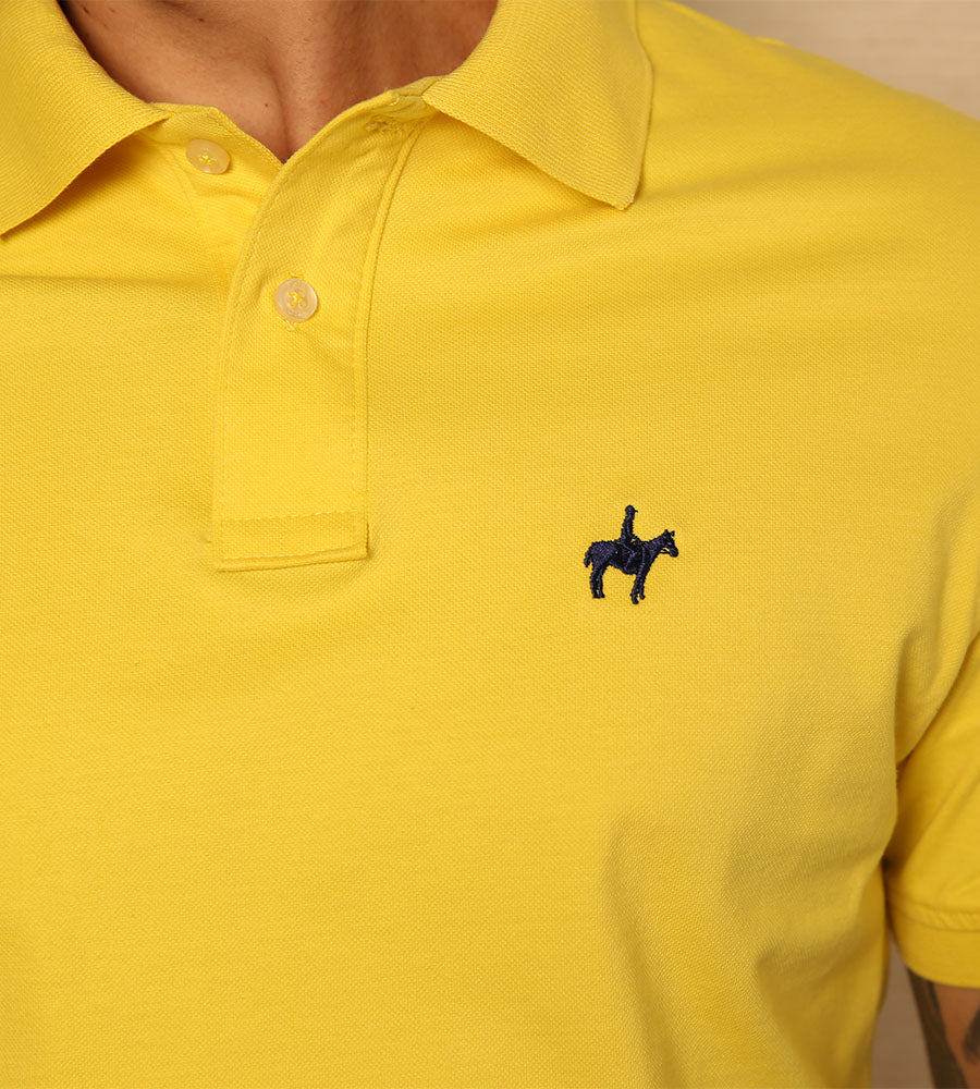 Polo Fondo Entero Amarillo Fuerte Ref. 101120623