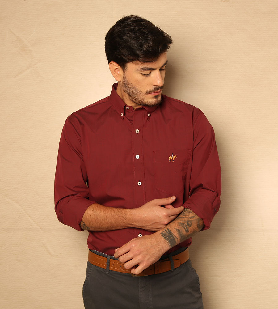 Camisas vinotinto best sale para hombre