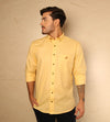 Camisa Rayas M/L Amarillo Claro Ref. 116030523