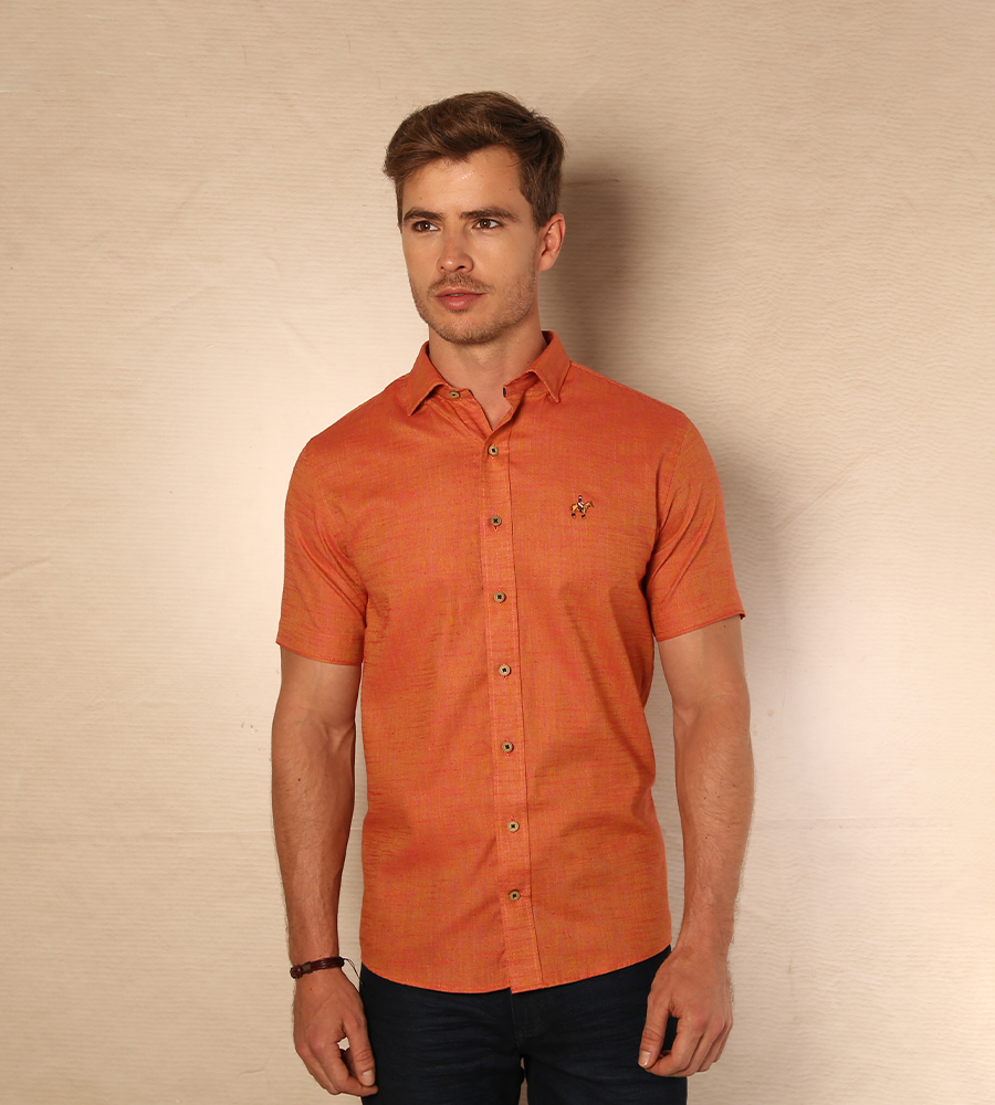 Camiseta polo naranja hotsell