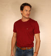 Camiseta F/E Rojo Vino Ref. 152150823