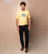 Camiseta Bordada Amarillo Claro Ref. 152021123