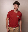Camiseta Bordada Roja Ref. 152141223