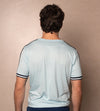 Camiseta Azul con Sesgos Ref. 157021223