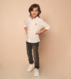 Camisa M/L Blanca para Niño Ref. 215011223