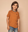 Camiseta Contraste Calabaza Para Niño Ref. 239010923