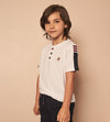 Camiseta Henley Blanca Para Niño Ref. 247011223