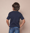 Camiseta Bloques Azul Navy para Niño Ref. 249021023