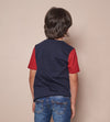 Camiseta Bloques Azul Navy para Niño Ref. 249031023