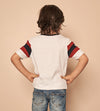 Camiseta Bloques Blanca Para Niño Ref. 249031223