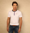 Camiseta Henley Blanco Ref. 147010523