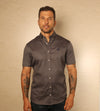 Camisa F/E Gris OscuroM/C Ref. 104010823