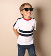 Camiseta Bloques Blanca para Niño Ref. 249021123