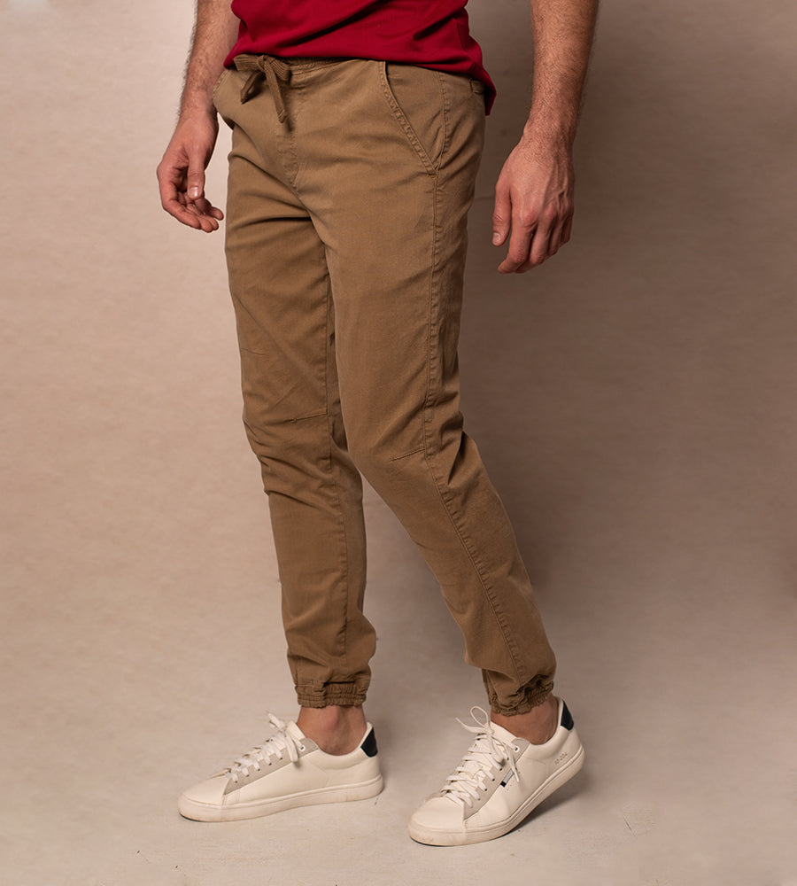 Pantalon Hombre Jogger - Khaki — Polo Club