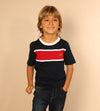 Camiseta Bloques Para Niño Azul Navy Ref. 207211222